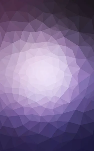 光紫多角形デザイン パターン。折り紙スタイルの勾配の三角形から成る. — ストック写真