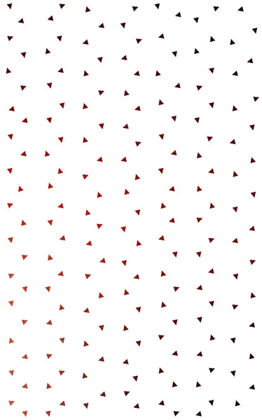 Темно-червоний абстрактний геометричний фон, що складається з кольорових трикутників . — стокове фото
