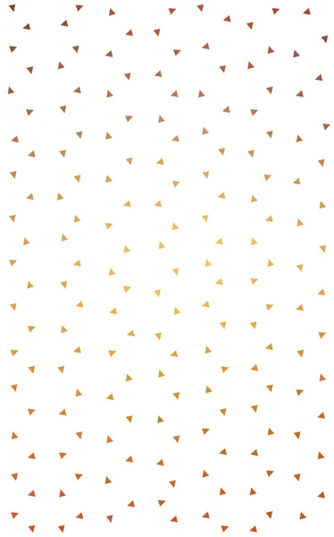 Light Orange padrão abstrato composto de triângulos coloridos no fundo branco . — Fotografia de Stock