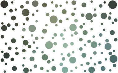 Işık yeşil vektör kümesi çevrelerin, küreler afiş.