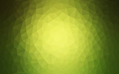 Açık yeşil, sarı vektör soyut mozaik arka plan.