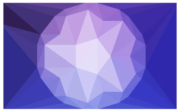 Hellrosa, blauer Vektor schöner Hintergrund mit einem großen Diamanten. — Stockvektor