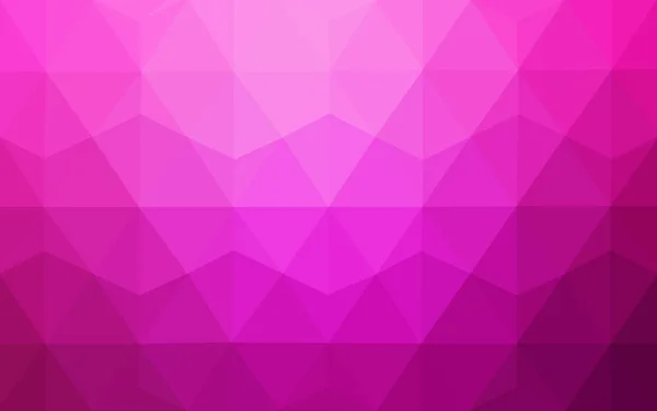 Мозаичный фон из светло-розового вектора с прозрачностью в стиле оригами . — стоковый вектор