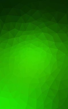 Açık yeşil düşük Poli kristal renkli. Çokgen tasarım deseni. Düşük Poli illüstrasyon, düşük çokgen arka plan.