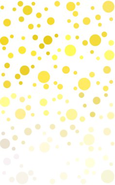 Işık sarı afiş kümesi çevrelerin, Küre.