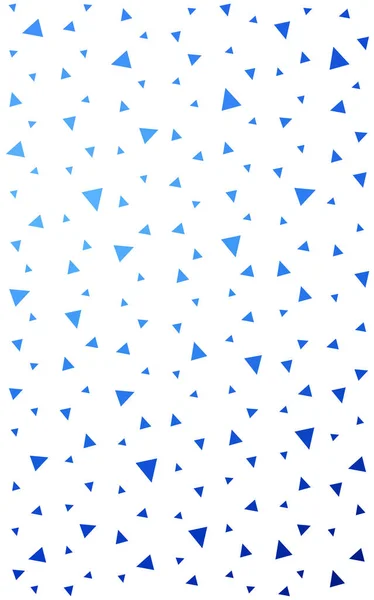 Ljusblå Geometrisk Enkel Minimalistisk Bakgrund Som Består Trianglar Vit Bakgrund — Stockfoto