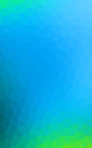 Голубая Зеленая Многоугольная Иллюстрация Состоящая Треугольников Треугольная Модель Вашего Бизнес — стоковое фото
