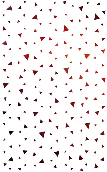 Ciemny czerwony streszczenie tło geometrycznych składający się z kolorowych trójkątów. — Zdjęcie stockowe