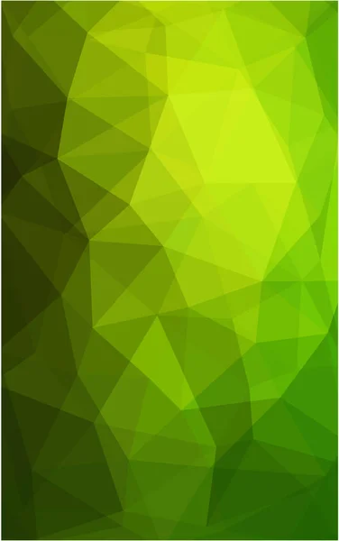 Hellgrünem Polygon abstrakten Hintergrund. polygonales geometrisches Dreieck. — Stockfoto