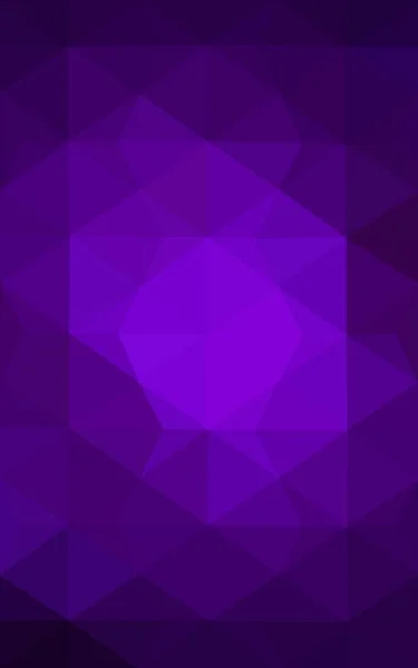Dark Purple Polygon Abstract Background. Polygonal Geometric Triangle. — Stock Photo, Image