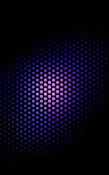 Donker blauwe patroon met gekleurde bollen. — Stockfoto
