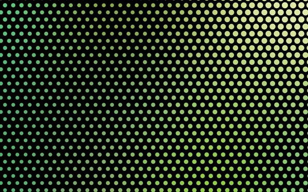 Hellgrünes Vektormuster Mit Farbigen Kugeln Geometrisches Muster Sich Wiederholender Kreise — Stockvektor