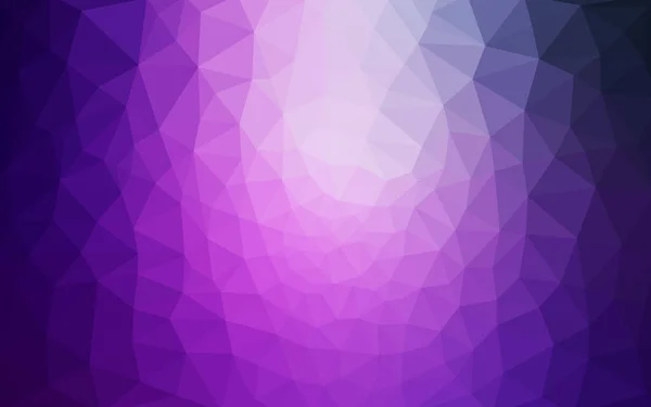 Illustration Polygonale Vectorielle Violet Clair Rose Composée Triangles Conception Triangulaire — Image vectorielle