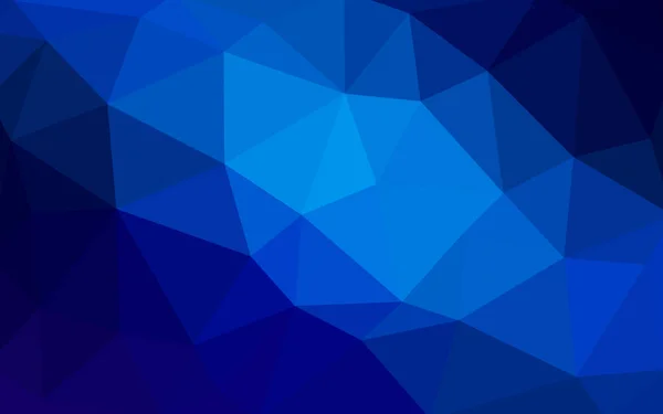 Lumière Bleu Vecteur Flou Triangle Fond Design Fond Géométrique Style — Image vectorielle
