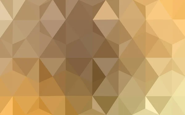 Illustration Polygonale Vectorielle Orange Clair Composée Triangles Conception Triangulaire Pour — Image vectorielle