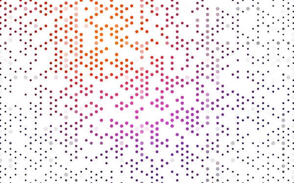 Donkerroze Rood Vector Abstract Patroon Met Cirkels Geometrie Sjabloon Voor — Stockvector