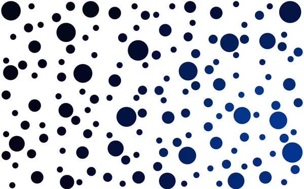 Темний BLUE векторний абстрактний візерунок з колами . — стоковий вектор