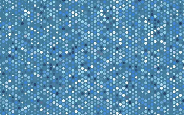 Világos kék vektoros mintát színes gömbök. — Stock Vector