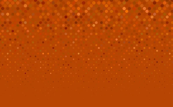 Orange clair vecteur moderne géométrique cercle abstrait fond . — Image vectorielle