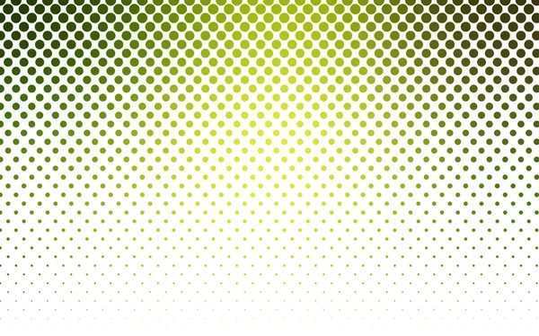 밝은 초록색, 노란색 벡터 현대 기하학 원 추상 배경. — 스톡 벡터