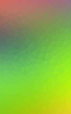 Çok renkli Lowpoly arka plan boşluk ile ışık. Kullanılan geçirgenlik maskesi.