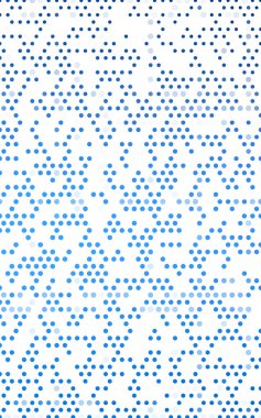 Hafif mavi renkli küreler desenle. 