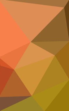 Işık kırmızı, sarı çokgen arka plan. Poligonal geometrik üçgen.