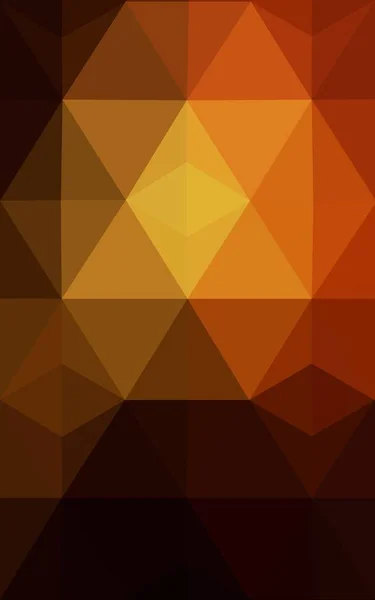 Streszczenie tło ciemny pomarańczowy wielokąta. Wielokątne geometrii trójkąta. — Zdjęcie stockowe