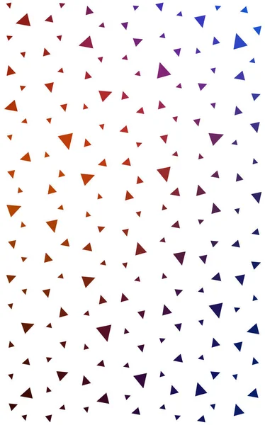 Světle modrá, červená abstraktní vzor tvořen barevné trojúhelníky na bílém pozadí. — Stock fotografie
