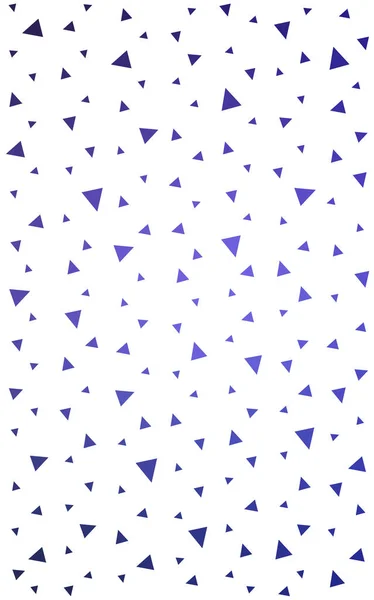 白い背景の色の三角形を使って光紫パターン. — ストック写真