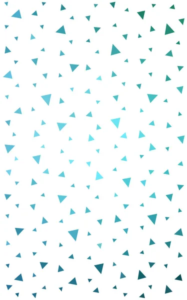 Fond géométrique abstrait BLEU clair composé de triangles colorés . — Photo
