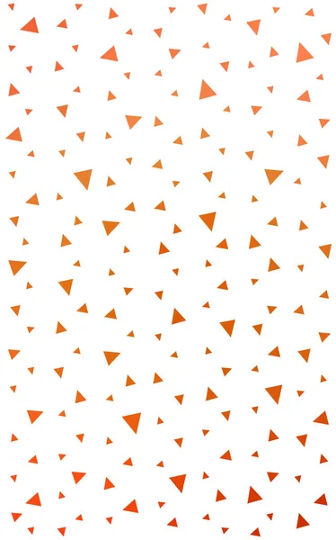Ανοιχτό πορτοκαλί μοτίβο με έγχρωμα τρίγωνα σε λευκό φόντο. — Φωτογραφία Αρχείου