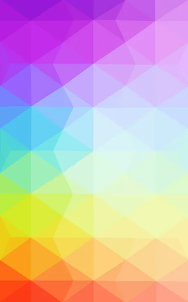 Light Multicolor Polygon Résumé Contexte. Triangle géométrique polygonal . — Photo