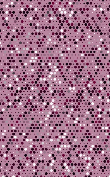 Donker paars patroon met gekleurde bollen. — Stockfoto