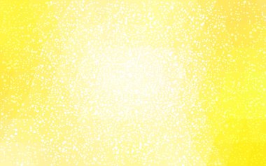 Kar taneleri ile sarı vektör Noel çokgen arka ışık.