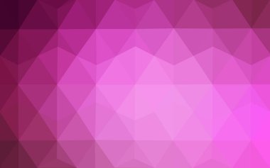 Hafif pembe Lowpoly arka plan boşluk ile vektör. Kullanılan geçirgenlik maskesi.