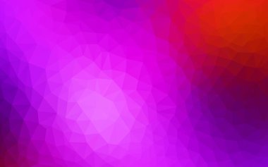 Hafif pembe, kırmızı vektör üçgen mozaik arka plan asetat origami tarzı ile.