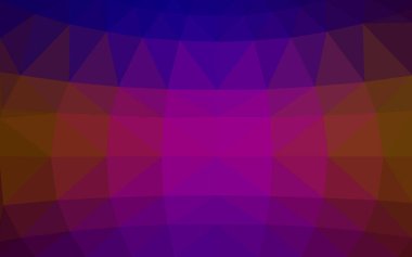 Koyu mavi, kırmızı üçgen mozaik arka plan asetat origami tarzı ile vektör.