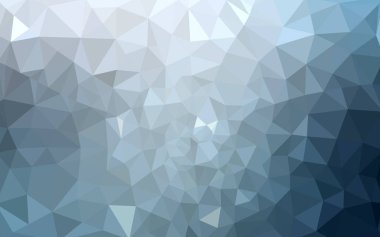 Açık mavi Lowpoly arka plan boşluk ile vektör. Kullanılan geçirgenlik maskesi.