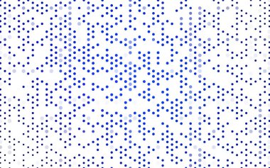 Koyu mavi vektör desen geometrik daire şekiller. 