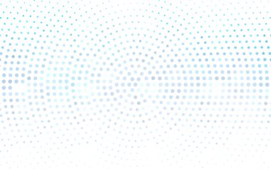 Hafif mavi vektör kümesi çevrelerin, küreler afiş.