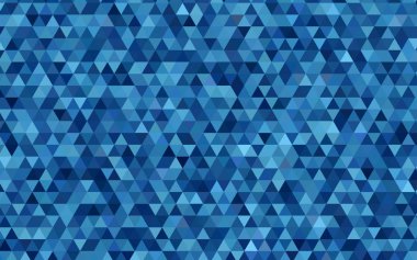 Hafif mavi vektör soyut poligonal desen.