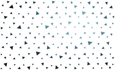 Koyu mavi vektör desen beyaz arka plan üzerinde renkli üçgen ile.