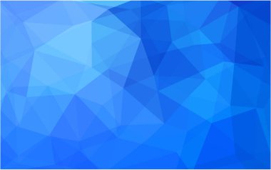 Açık mavi Lowpoly arka plan boşluk ile vektör. Kullanılan geçirgenlik maskesi.