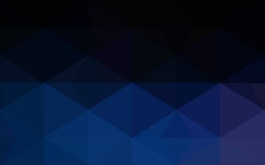 Koyu mavi vektör soyut arkaplan.