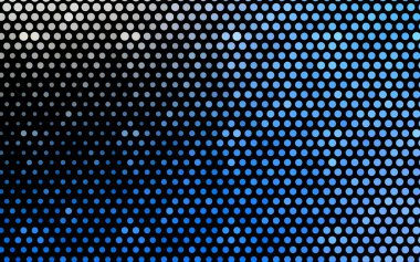 Hafif mavi vektör desen renkli küreler ile. 