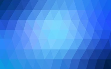 Açık mavi vektör çokgen arka plan. Poligonal geometrik üçgen.