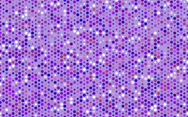 Işık mor, pembe vektör afiş daireler, küreler kümesi.