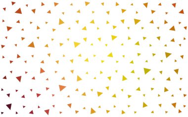 Işık kırmızı, sarı vektör arka geometrik plan renkli üçgen oluşan.