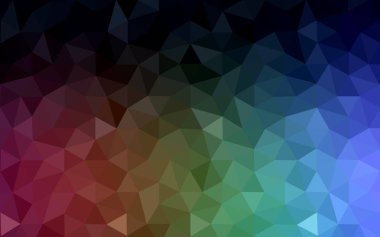 Karanlık çok renkli vektör soyut mozaik arka plan.